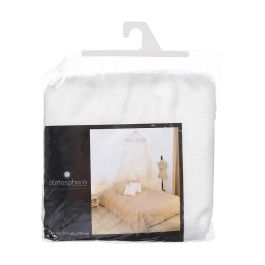 Atmosphera Mosquitera decorativa para cama Ø60x250cm, Blanco