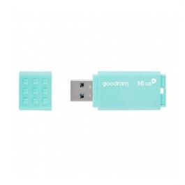 GOODRAM UME3-0160CRR11 USB 3.0 16GB con tecnología Biomaster antibacteriana 60MB/s lectura 20MB/s escritura Azul