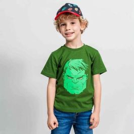 Camiseta corta single jersey avengers hulk talla 8 años Camiseta corta single jersey avengers hulk talla 8 años