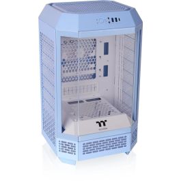 Thermaltake The Tower 250 Hydrangea Blue Caja de PC Mini Tower con Pantalla LCD 3.9" y Soporte Discos Duros 2.5/3.5"