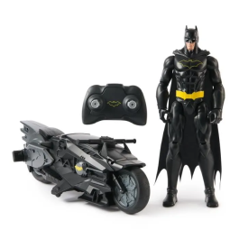 Batman Batmoto RC + Pack Batman Figura 30 cm SPI6072896