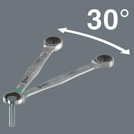 Wera 9631 Magnetleiste 6000 Joker 2 Maul-Ringratschen-Satz