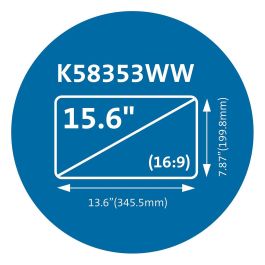 Kensington MagPro Filtro de Privacidad Magnético para Portátil 39.62cm 15.6" Antideslumbrante Pantalla Ancha 16:9