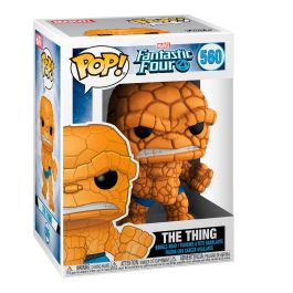 Funko POP Marvel Fantastic Four The Thing - Figura de Vinilo Coleccionable de 9cm en Caja con Ventana