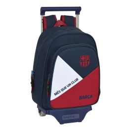 Mochila Escolar con Ruedas F.C. Barcelona Corporativa Azul Granate (27 x 33 x 10 cm) Precio: 30.50000052. SKU: S4305307