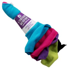 Je cherche une Idee Juego de 5 Gamuzas de Microfibra para Limpieza y Abrillantado, Paños 30x30 cm