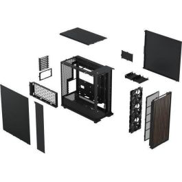 Fractal Design FD-C-NOR1X-01 North XL Caja para PC E-ATX Charcoal Black con Paneles de Madera y Aleación