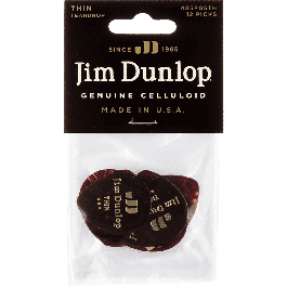 Pack 12 Púas Genuine Celluloid Teardrop Shell - Thin Pack 12 Púas Genuine Celluloid Teardrop Shell - Thin