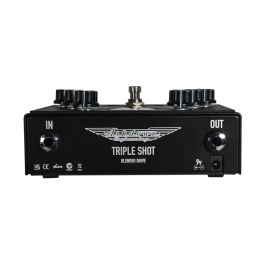 Ashdown Pedal de Distorsión Triple Shot de 3 Bandas Overdrive