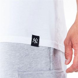 Camiseta de Manga Corta Hombre New Era MLB FOOD GRPHC OS New York Yankees Blanco