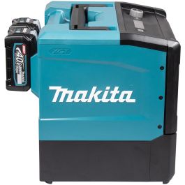 Makita MW001GZ Microondas a Batería 40V Akku 8L 500W para Encimera Negro/Verde con Pantalla LED