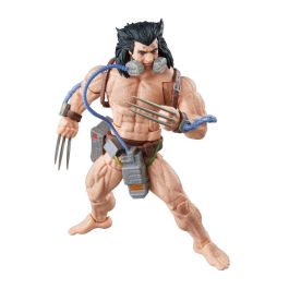 Hasbro Marvel Legends Wolverine (Weapon X) Figura Coleccionable 15 cm con 3 Accesorios, Diseño Cómics X-Men