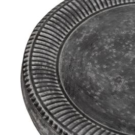 Mesita Gris Metal 36 X 36 X 61 cm