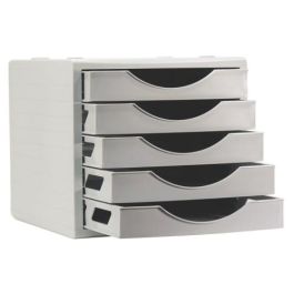 Archivo 2000 Módulo Archivotec 2000 5 Cajones Válido Para Formato Din A4, Fólio Y Subcarpeta 340x270x260 mm Gris