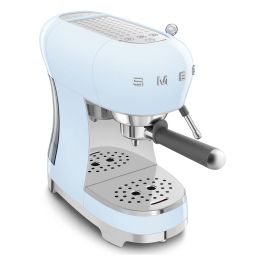 Smeg ECF02PBEU Máquina Espresso, 1.1L, 1350W, Pastel Blue