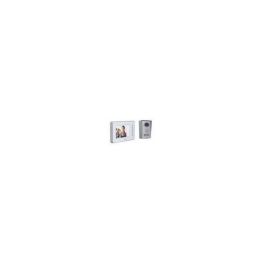 Chacon Videoportero 4 hilos con pantalla LCD 4.3 pulgadas color, manos libres, visión nocturna y unidad exterior de aluminio - Blanco Chacon Videoportero 4 hilos con pantalla LCD 4.3 pulgadas color, manos libres, visión nocturna y unidad exterior de aluminio - Blanco