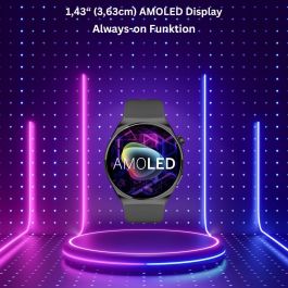 Smartwatch beafon WATCH 401 43 mm 1,43" Negro Plateado