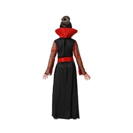 Disfraz Vampiresa Niña Infantil Halloween Mangas Transparentes Talla 3-4 Años