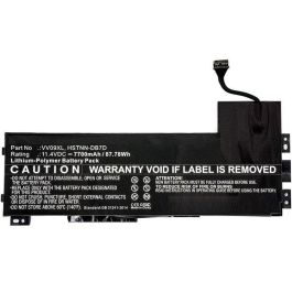 CoreParts Laptop Battery for HP 82Wh Li-Pol 11.4V 7200mAh Black, ZBook 15 G3, ZBook 17 G3 CoreParts Laptop Battery for HP 82Wh Li-Pol 11.4V 7200mAh Black, ZBook 15 G3, ZBook 17 G3