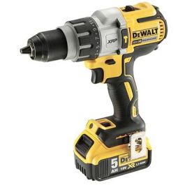 DEWALT DCD996P2 Taladro Percutor Atornillador 18V 5Ah Sin Escobillas 3 Velocidades, con 2 Baterías y Cargador