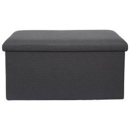 Banco-Puf Plegable Atom Gris Home Deco Factory Banco-Puf Plegable Atom Gris Home Deco Factory