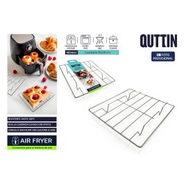 Rejilla Cuadrada Airfryer 20 cm Quttin - Inde (36 Unidades)