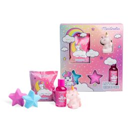Martinelia 85496 Set de Baño Completo Little Unicorn con Bombas de Baño, Juguete Pulverizador y Gel de Ducha