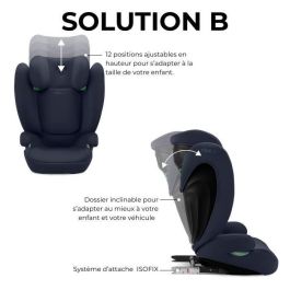 Cybex CYB4063846370856 Solución automática B I-Fix Silla de Coche, Grupo 2/3, Tono Azul (Bay Blue)