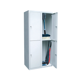 Ar storage Taquilla Metálica AR STORAGE 50x180x40 cm 2 Puertas con Llave Color Gris Inicial