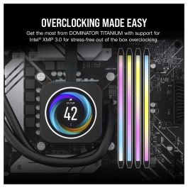 Corsair CMP64GX5M2B6400C32W Kit 64GB DDR5 6400MHz CL32 Dominator Titanium RGB Blanco (2x32GB) para PC