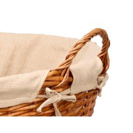 Cesto con Asas Grande de Mimbre Redondo Kipit 50 x 42 x 45 cm (6 Unidades) Cesto con Asas Grande de Mimbre Redondo Kipit 50 x 42 x 45 cm (6 Unidades)
