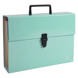 Clasificador Acordeon Exacompta Aquarel Fº 18 Dptos. Maletin Con Asa Y Cierre Plastico Verde (Set de 4) Precio: 79.49999959. SKU: B12SBWHPYG