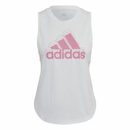 Camiseta para Mujer sin Mangas Adidas AEROREADY Racerback Blanco