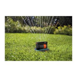 Gardena Versenk-Viereckregner OS 140 Aspersor Emergente para Césped, Área de Riego hasta 140 m², Negro