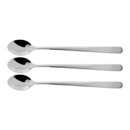 Fackelmann Profesional Set de 3 cucharas largas para bebida acero inoxidable 19cm fm