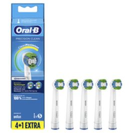 Oral-B 80339350 Recambios Precision Clean para cepillo eléctrico, 5 cabezales, Azul y Blanco