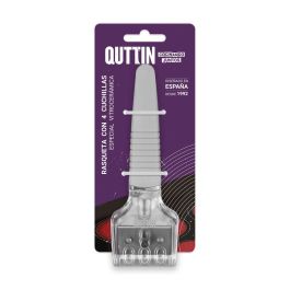Rasqueta para vitrocerámica con cuchillas - 4 piezas - Quttin (24 Unidades) Rasqueta para vitrocerámica con cuchillas - 4 piezas - Quttin (24 Unidades)