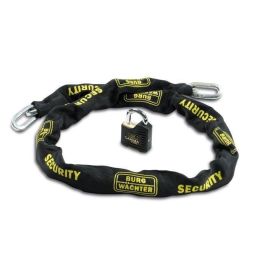 Cadena antirrobo - BURG WACHTER - SKM 6/90/NI40 - 90 cm, acero cuadrado endurecido de 6 mm, candado marino de acero inoxidable Precio: 43.79000043. SKU: B1ECVTQJZ8