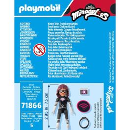 Playmobil 71866 Miraculous Lady Wifi Figura de Acción con Smartphone y Escudo para niños y niñas +4 años Playmobil 71866 Miraculous Lady Wifi Figura de Acción con Smartphone y Escudo para niños y niñas +4 años