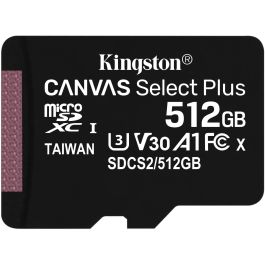 Tarjeta Micro SD Kingston 512 GB Precio: 45.78999975. SKU: B1GK8BWERW