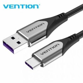 Cable USB 2.0 Tipo-C Vention COFHG/ USB Tipo-C Macho - USB Macho/ Hasta 100W/ 480Mbps/ 1.5m/ Gris Precio: 8.49999953. SKU: B15BQ6HAQC