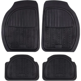 Michelin 4 Alfombrillas de Goma Universales para Coche, Juego Completo Delantero y Trasero, Tipo Neumático, Alta Resistencia al Desgaste, Negro Precio: 44.5000006. SKU: B14ZN8P5JY