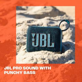 JBL Altavoz Bluetooth Go 4 4.2W Púrpura IP67 Resistente Agua y Polvo Sonido Pro Portátil