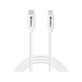 Sandberg Cargador de Pared USB-C PD 20W con Cable Lightning 1M EU para Carga Rápida de Smartphones y Tablets