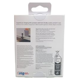 Belkin CAB011BT2MBK Cable USB-C a USB-C Trenzado 2M, Carga Rápida 100W