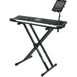 Soporte Teclado T500 Formato "X" Trigger Lok / Perfil Doble - Negro Soporte Teclado T500 Formato "X" Trigger Lok / Perfil Doble - Negro