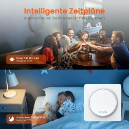 Tenda Ss9 Interruptor Táctil Dimmer WiFi Inteligente, Compatible con Alexa y Google Assistant, 2.4 GHz, Inalámbrico