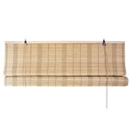 DKD Home Decor Estor Balines Marron Oscuro 3 x 175 x 120 cm Bambú Poliéster