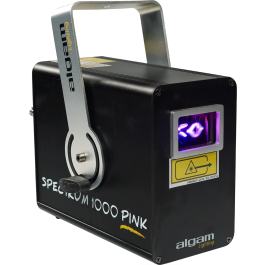 Algamlight Láser de Animación 1000mW Rosa Rojo Azul 638nm 450nm Clase 3B 20 Kpps 2000 Programas Auto Musical DMX Interior IP20 Precio: 261.49999942. SKU: B193F6NC3R