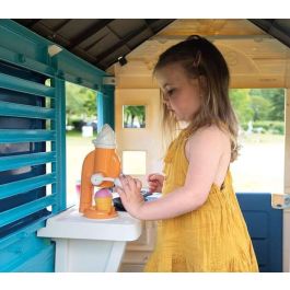 Smoby Casa Sweet Corner ¡El Rincón de los Dulces! con Máquina de Helados y Accesorios 105x110x127 cm